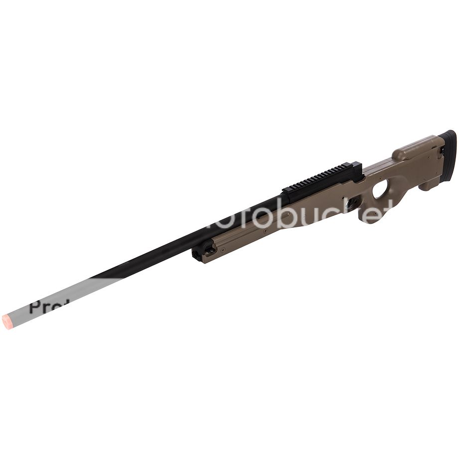 500 FPS L96 AWP TAN BOLT ACTION SPRING AIRSOFT GUN SNIPER RIFLE w/ 6mm